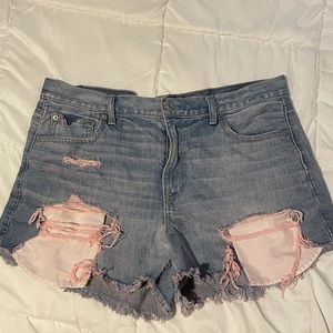 American eagle denim shorts vintage size 16